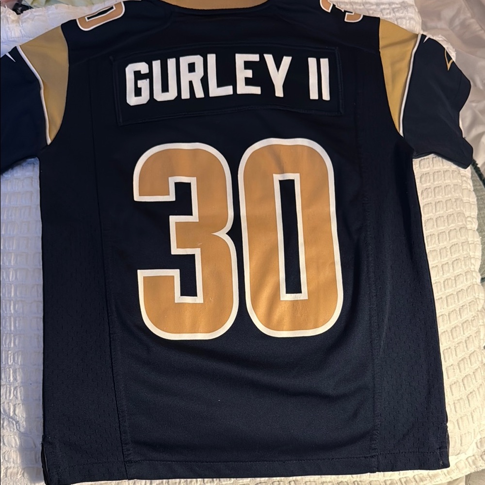 Nike Kids Gurley Rams Jersey - Navy and Gold